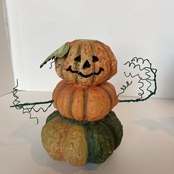 Pair of Autumn Halloween Candlesticks - Picture 5 of 10